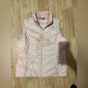The North Face Light Pink Puffer Vest